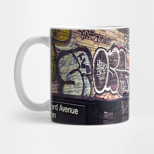 Bedford Avenue Graffiti Brooklyn NYC Mug